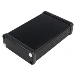 Carcasă Aluminiu Neagră 78x120x27mm | Electronic-mag.ro | Componente Electronice