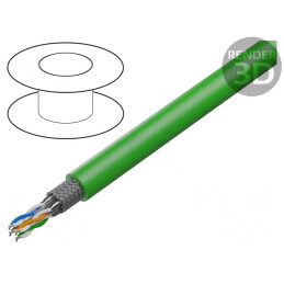 Cablu Date HELUKAT 500S SF/FTP 4x2x24AWG | Electronic-mag.ro | Componente Electronice