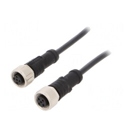 Cablu Senzori Automatizări PIN 5 M12-M12 1m Mufă-Mufă