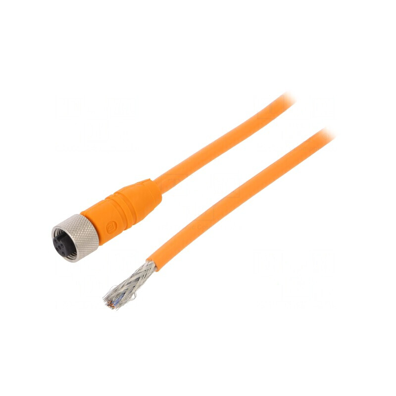 Cablu de Conectare M12 5 pini 2m 60VAC 4A | Electronic-mag.ro | Componente Electronice