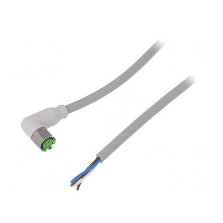 Cablu de conectare M8 4 PIN-uri 3m 30VAC | Electronic-mag.ro | Componente Electronice