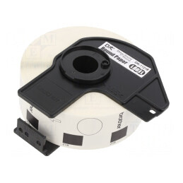Etichetă Autoadezivă Albă 24mm Neagră DK-11218 | Electronic-mag.ro | Componente Electronice