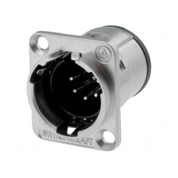 Soclu XLR Tată 5 Pin Lipire 3.5mm | Electronic-mag.ro | Componente Electronice