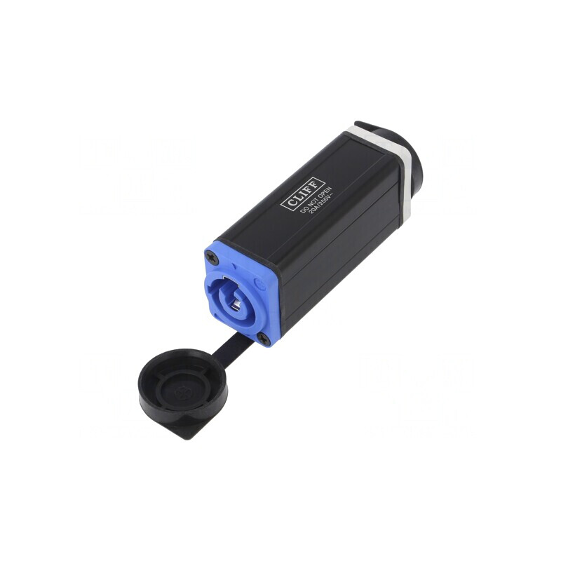 Adaptor CLIFFCON-P 20A 250VAC IP65 3-PIN | Electronic-mag.ro | Componente Electronice