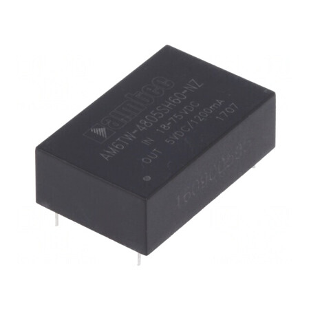Convertor DC/DC 6W 18-75V la 5V 1.2A DIP24 | Electronic-mag.ro | Componente Electronice