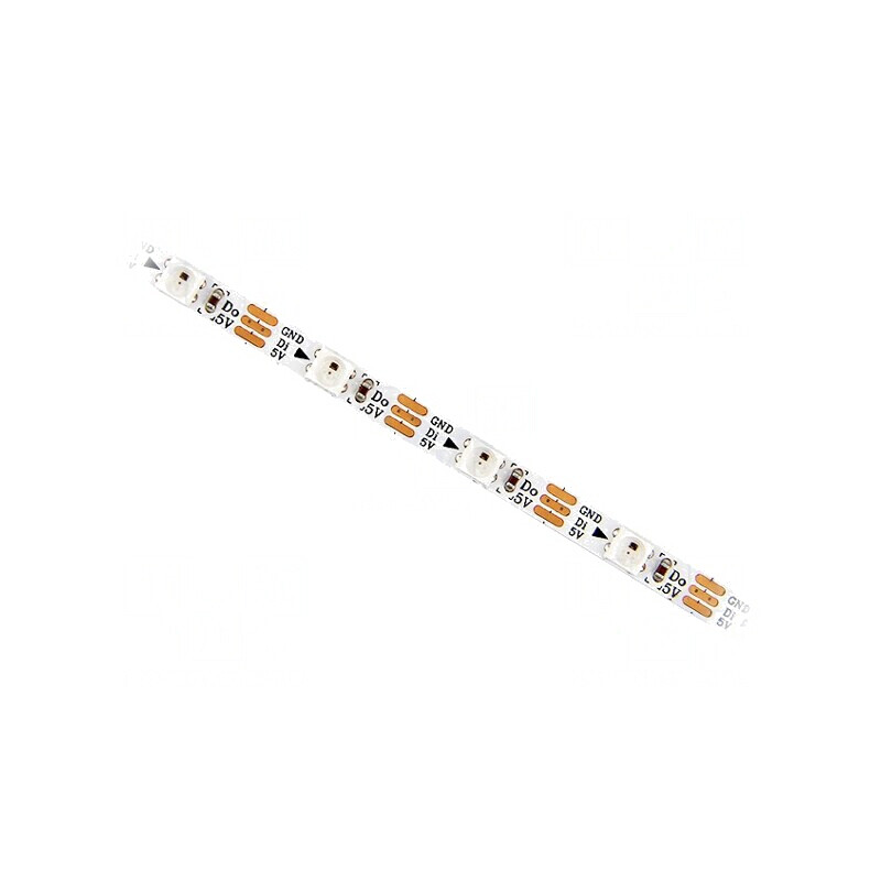 Bandă LED RGB Programabilă 5V 60 LED/m PCB Alb 4mm | Electronic-mag.ro | Componente Electronice