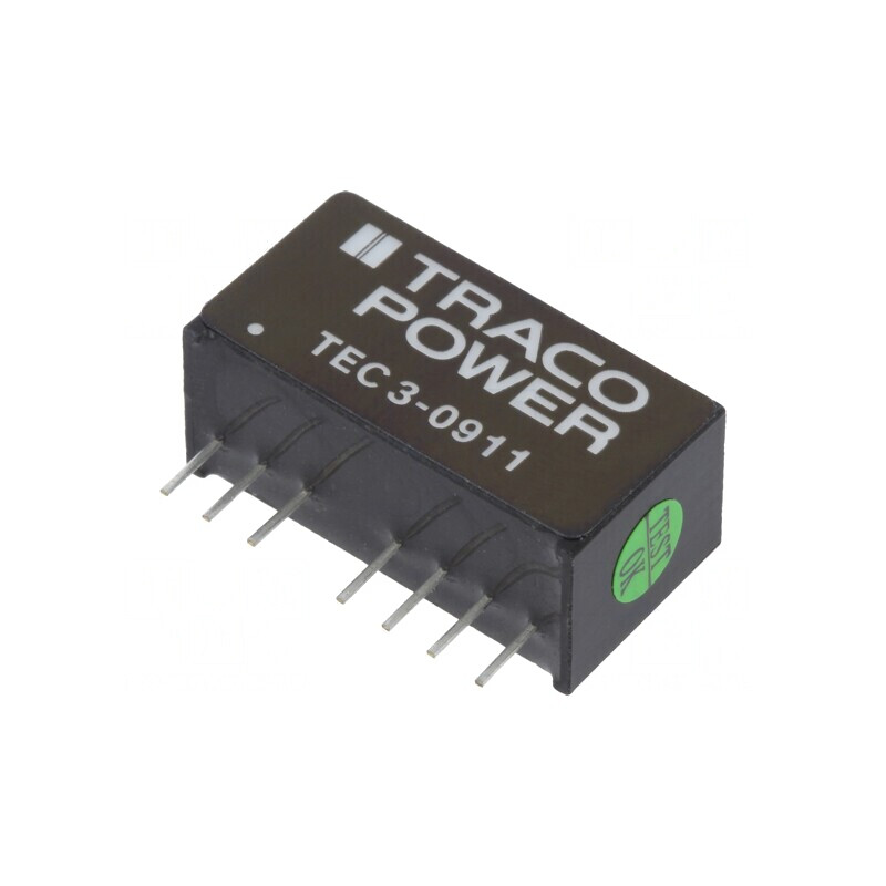 Convertor DC/DC 3W 4.5-13.2V la 5V 600mA SIP8 TEC 3-0911 | Electronic-mag.ro | Componente Electronice Convertor DC/DC 3W 4.5-13.2V la 5V 600mA SIP8 TEC 3-0911 | Electronic-mag.ro | Componente Electronice