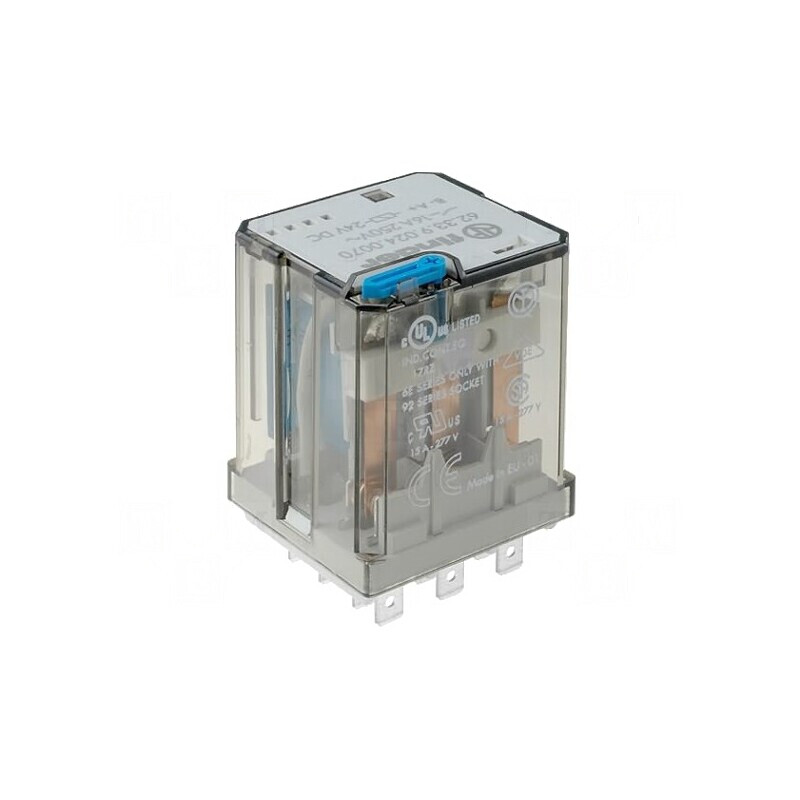 Releu Electromagnetic 3PDT 12VDC 30A 16A/30VDC | Electronic-mag.ro | Componente Electronice