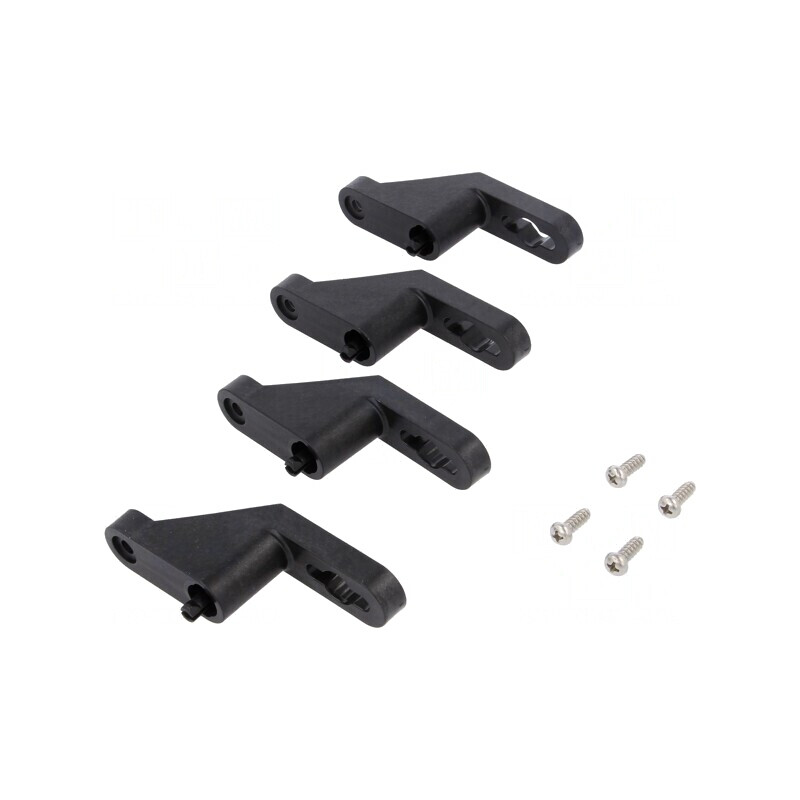 Set Mânere Perete Negru 95mm | Electronic-mag.ro | Componente Electronice