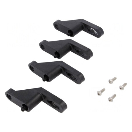 Set Mânere Perete Negru 95mm | Electronic-mag.ro | Componente Electronice