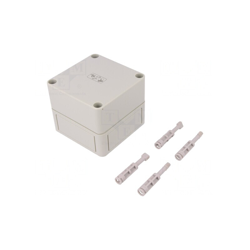 Carcasă Universală Polistiren Gri 94x94x81mm | Electronic-mag.ro | Componente Electronice