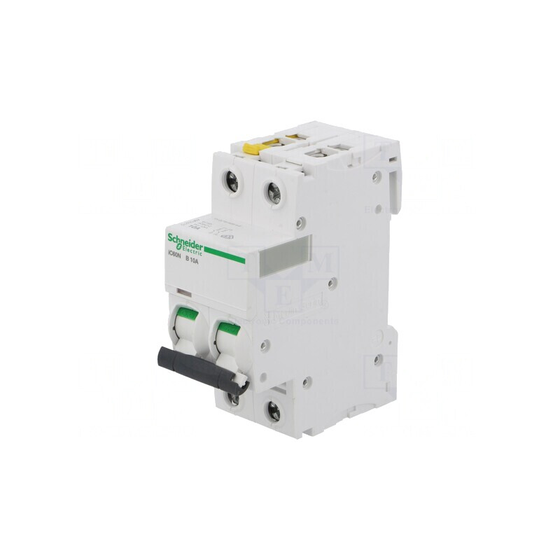 Întrerupător de Supracurent 10A 2P 400VAC B | Electronic-mag.ro | Componente Electronice