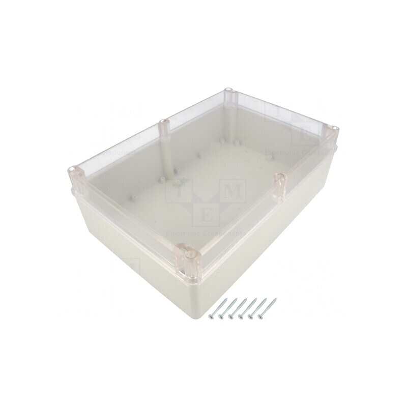 Carcasă Universală ABS Gri 190x280x95mm cu Garnitură | Electronic-mag.ro | Componente Electronice
