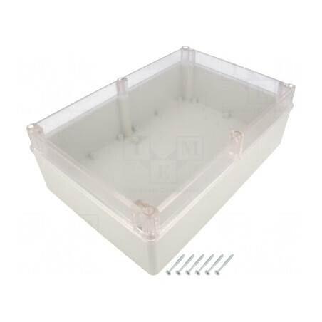 Carcasă Universală ABS Gri 190x280x95mm cu Garnitură | Electronic-mag.ro | Componente Electronice