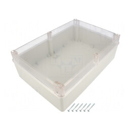 Carcasă Universală ABS Gri 190x280x95mm cu Garnitură | Electronic-mag.ro | Componente Electronice