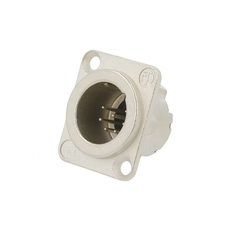Conector XLR Soclu Tată Argint 5A | Electronic-mag.ro | Componente Electronice Conector XLR Soclu Tată Argint 5A | Electronic-mag.ro | Componente Electronice