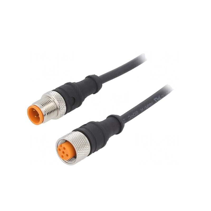 Cablu de conectare M12 4 pini 0.6m 250VAC 4A | Electronic-mag.ro | Componente Electronice Cablu de conectare M12 4 pini 0.6m 250VAC 4A | Electronic-mag.ro | Componente Electronice
