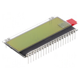 Afișaj LCD Grafic 132x32 Galben-Verde 55x17.5mm | Electronic-mag.ro | Componente Electronice