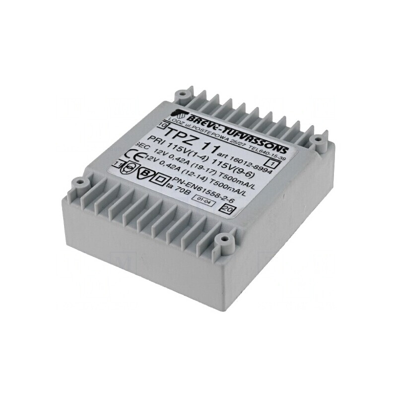 Transformator de Alimentare 12V 458mA 11VA 115/230V | Electronic-mag.ro | Componente Electronice Transformator de Alimentare 12V 458mA 11VA 115/230V | Electronic-mag.ro | Componente Electronice