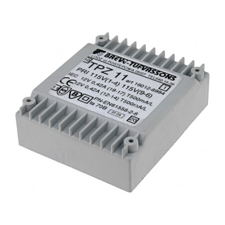 Transformator de Alimentare 12V 458mA 11VA 115/230V | Electronic-mag.ro | Componente Electronice