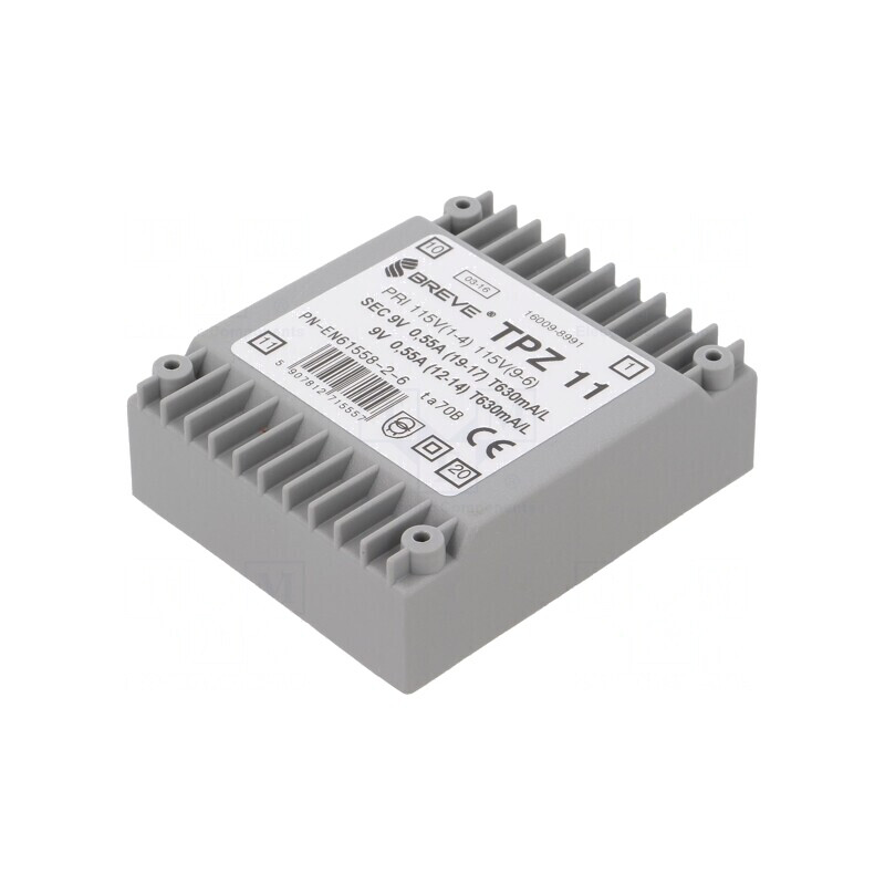 Transformator Alimentare 11VA 115/230V 9/9V PCB | Electronic-mag.ro | Componente Electronice