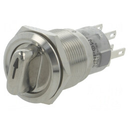 Comutator Rotativ 3 Poziții 0.5A/220VAC 1A/24VDC | Electronic-mag.ro | Componente Electronice