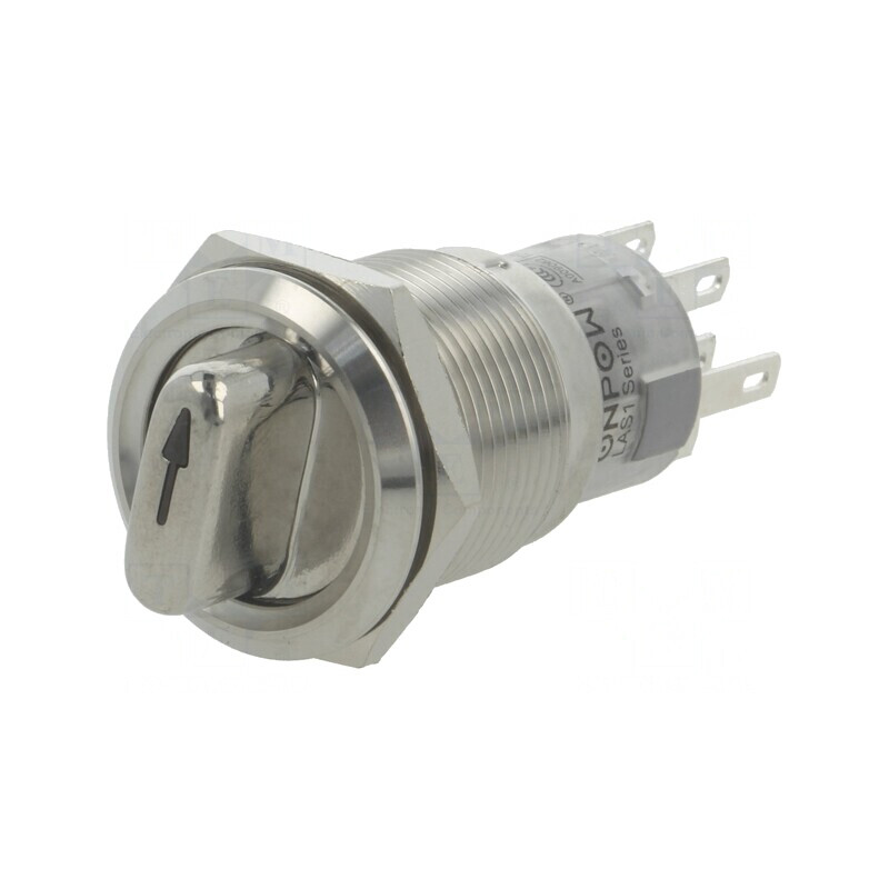 Comutator Rotativ 3 Poziții 0.5A/220VAC 1A/24VDC | Electronic-mag.ro | Componente Electronice