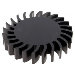 Radiator LED Negru 105mm x 20mm | Electronic-mag.ro | Componente Electronice