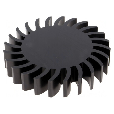 Radiator LED Negru 105mm x 20mm | Electronic-mag.ro | Componente Electronice