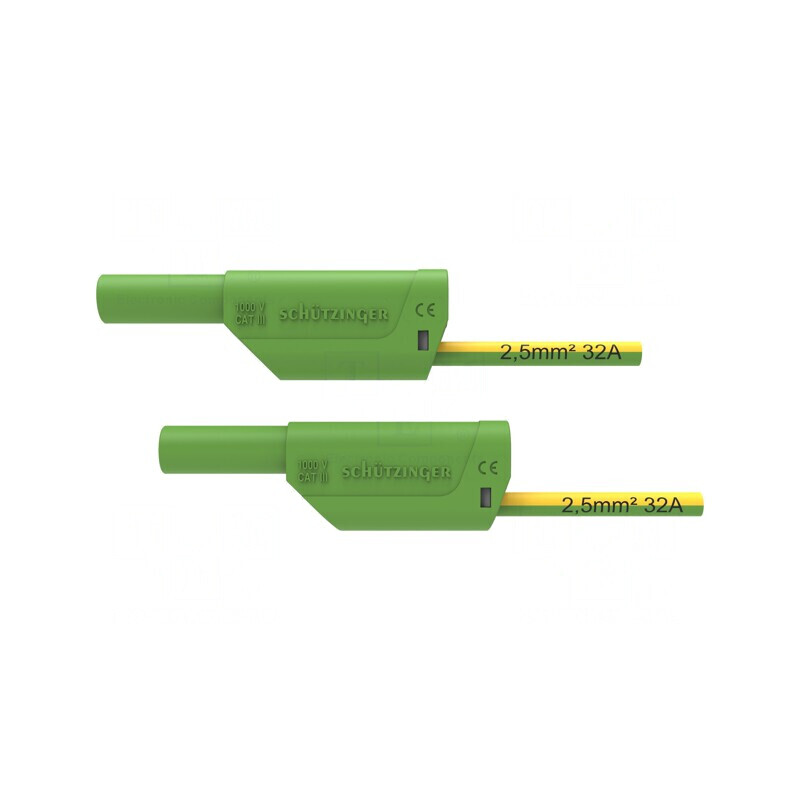 Cablu de măsurare 32A mufă banană 4 mm 2.5m | Electronic-mag.ro | Componente Electronice