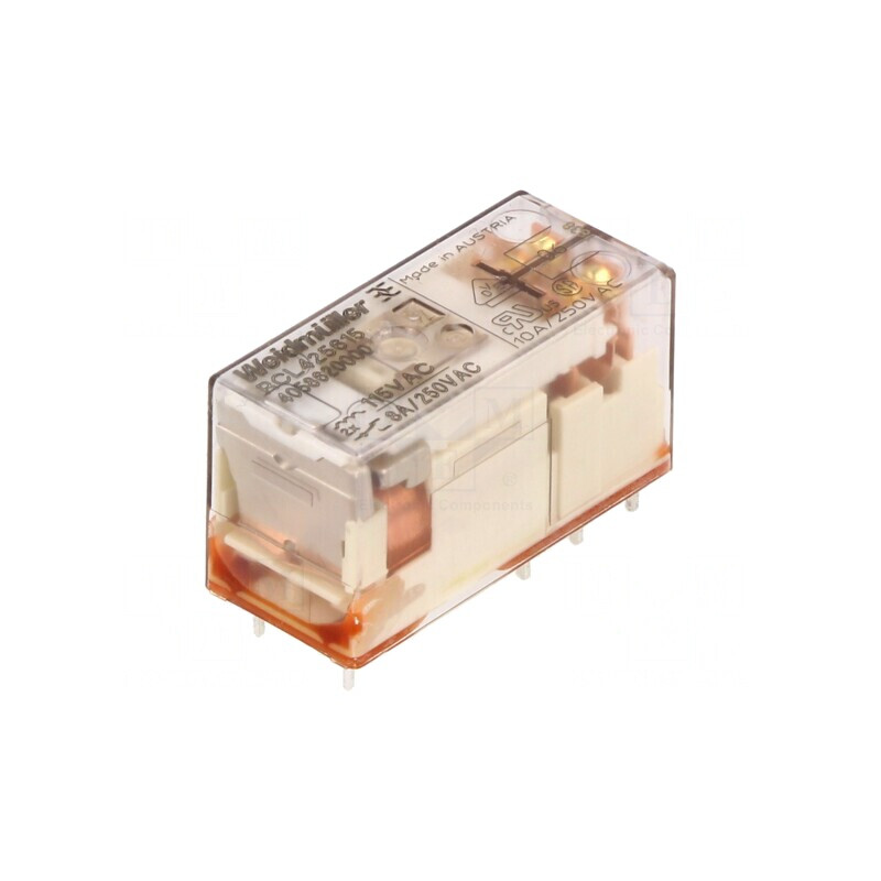 Releu Electromagnetic DPDT 115VAC 8A 250VAC | Electronic-mag.ro | Componente Electronice