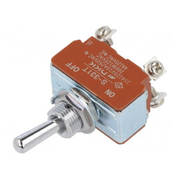 Comutator basculant DPST ON-OFF 15A 250VAC 30VDC | Electronic-mag.ro | Componente Electronice