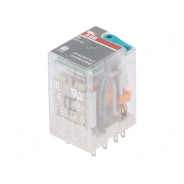 Releu electromagnetic 3PDT 220VDC 10A | Electronic-mag.ro | Componente Electronice
