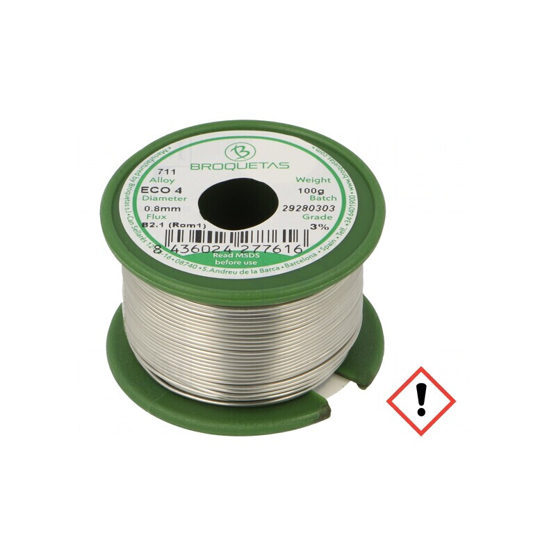 Sârmă de lipit fără plumb 0,8mm 100g | Electronic-mag.ro | Componente Electronice Sârmă de lipit fără plumb 0,8mm 100g | Electronic-mag.ro | Componente Electronice