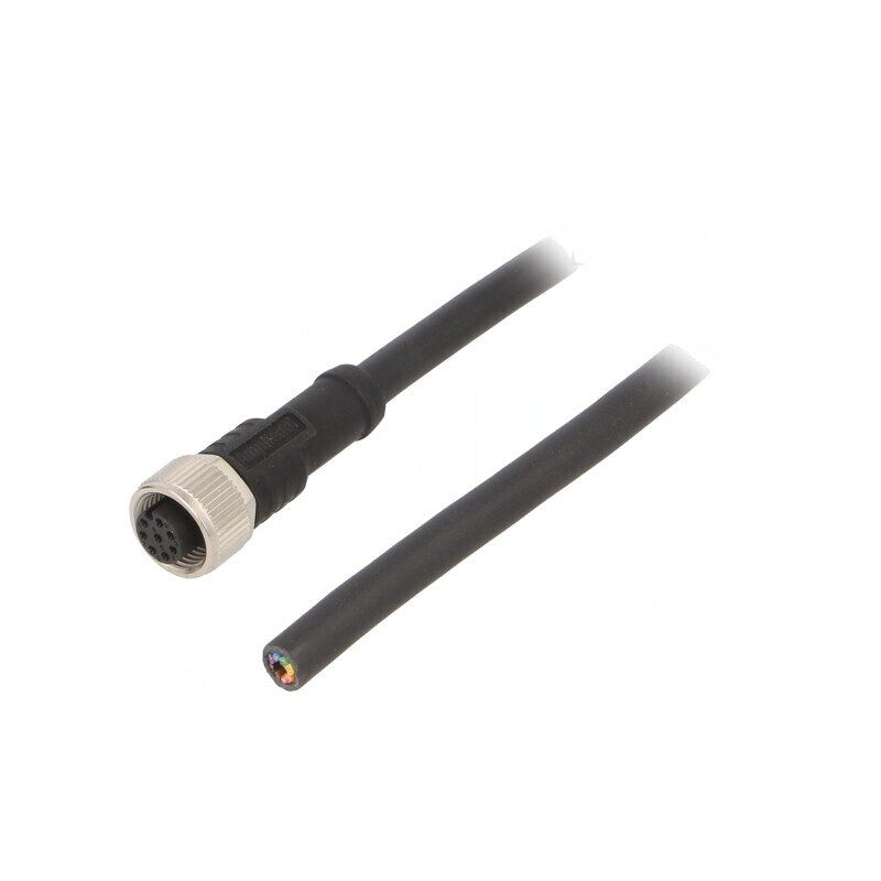 Cablu Conectare M12 8 Pin 1m 30VAC 2A | Electronic-mag.ro | Componente Electronice