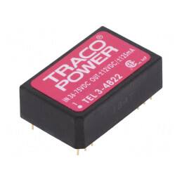 Convertor DC/DC 3W 36-75V la 12V/-12V | Electronic-mag.ro | Componente Electronice