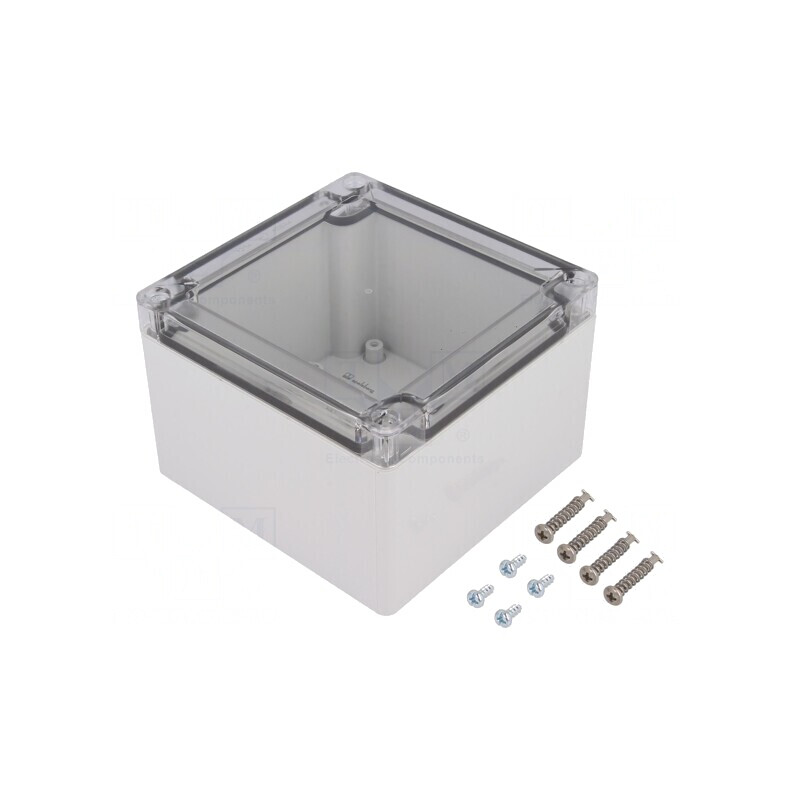 Carcasă Universală ABS Gri 122x124x85mm | Electronic-mag.ro | Componente Electronice