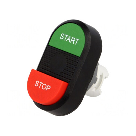 Comutator dublu 22mm roșu/verde fără IP66 | Electronic-mag.ro | Componente Electronice