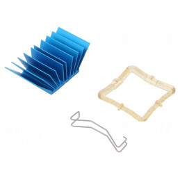 Radiator BGA Albastru 29x29mm | Electronic-mag.ro | Componente Electronice