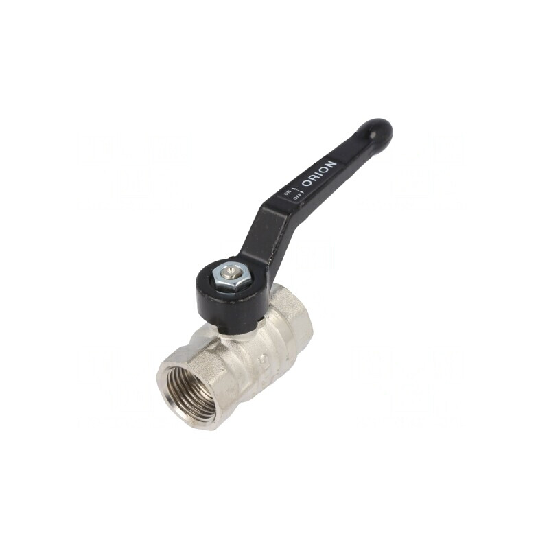 Robinet mecanic cu bilă din alamă nichelată 25bar | Electronic-mag.ro | Componente Electronice