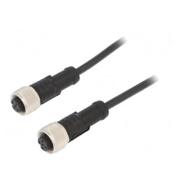 Cablu senzori/automatizări 5 PIN M12-M12 1m | Electronic-mag.ro | Componente Electronice