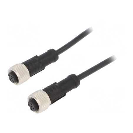 Cablu senzori/automatizări 5 PIN M12-M12 1m | Electronic-mag.ro | Componente Electronice