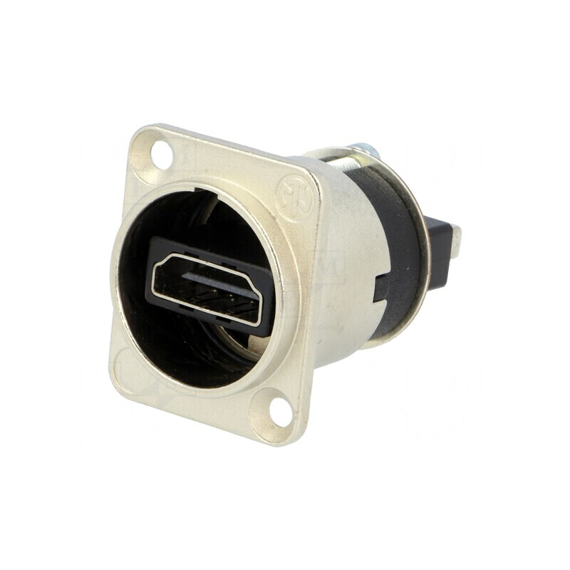 Adaptor HDMI dublu ecranat aurit argintiu | Electronic-mag.ro | Componente Electronice