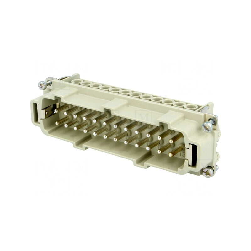 HDC Conector Inserturi Contact Tată 24 PIN 24 PE | Electronic-mag.ro | Componente Electronice