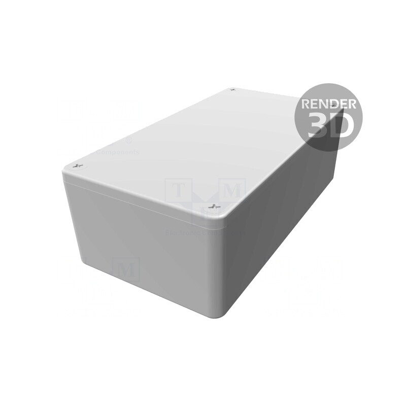 Carcasă Universală Aluminiu IP65 66x121x40mm | Electronic-mag.ro | Componente Electronice
