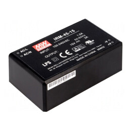 Convertor AC/DC 45W 15V 3A | Electronic-mag.ro | Componente Electronice