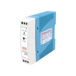 Alimentator Pulsatoriu pentru Șină DIN 20W 15VDC 1.34A | Electronic-mag.ro | Componente Electronice
