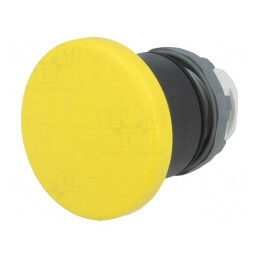 Comutator apăsare 22mm galben stabil 1 poziție | Electronic-mag.ro | Componente Electronice