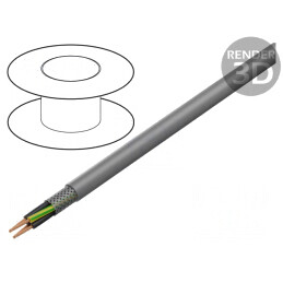 Cablu JZ-500 HMH-C 25G0,75mm2 LSZH Gri 300V/500V | Electronic-mag.ro | Componente Electronice