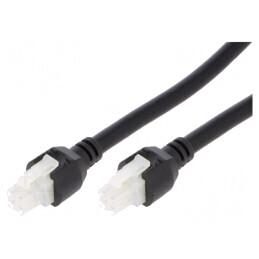 Cablu Mini-Fit Jr Mamă 4Pini 2m 7.5A PVC 18AWG | Electronic-mag.ro | Componente Electronice